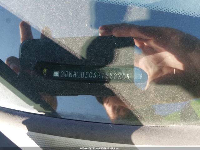 46106790 :رقم المزاد ، 2GNALDEC6B1332805 vin ، 2011 Chevrolet Equinox 1lt مزاد بيع