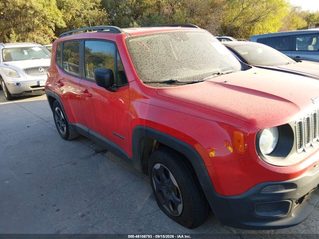 2018 Jeep Renegade Sport მანქანა იყიდება აუქციონზე, vin: ZACCJAABXJPG99620, აუქციონის ნომერი: 46106793