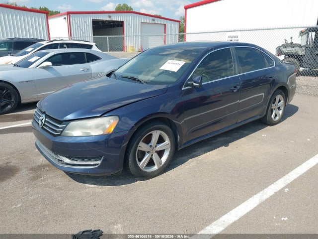 46106818 :رقم المزاد ، 1VWBH7A3XDC013620 vin ، 2013 Volkswagen Passat 2.5l Se مزاد بيع