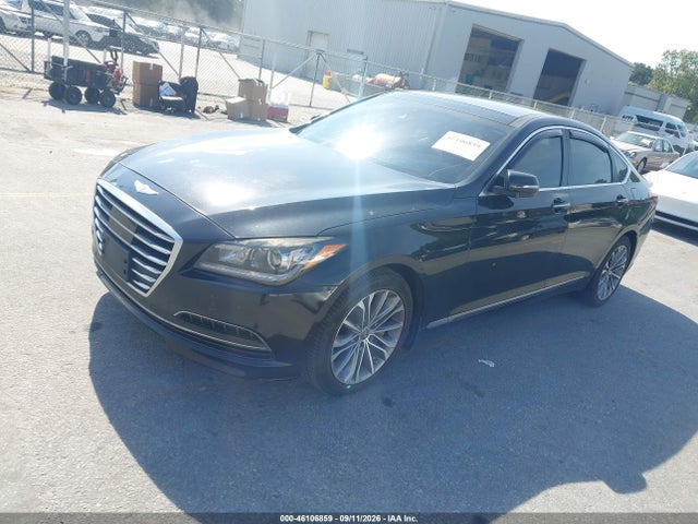 2015 Hyundai Genesis 3.8 მანქანა იყიდება აუქციონზე, vin: KMHGN4JEXFU100136, აუქციონის ნომერი: 46106859