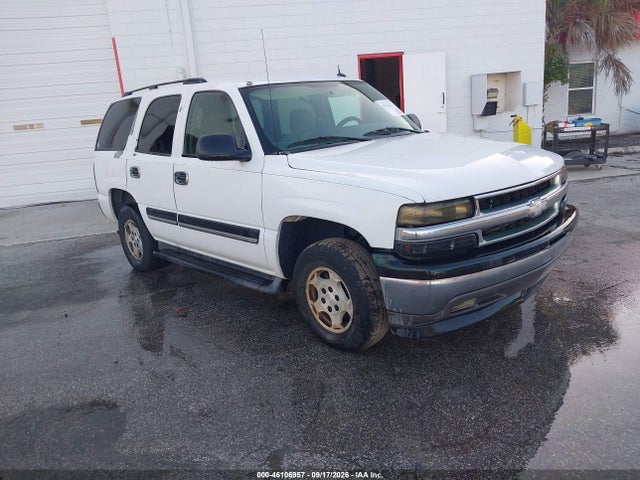 2005 Chevrolet Tahoe Ls მანქანა იყიდება აუქციონზე, vin: 1GNEC13V25R195054, აუქციონის ნომერი: 46106957