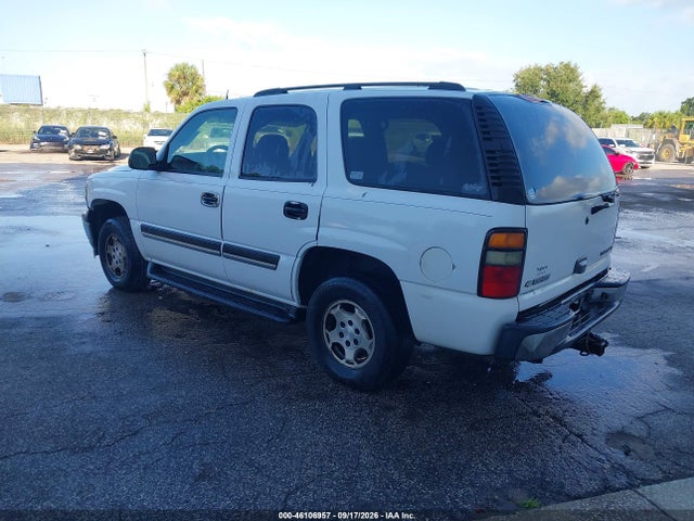 2005 Chevrolet Tahoe Ls მანქანა იყიდება აუქციონზე, vin: 1GNEC13V25R195054, აუქციონის ნომერი: 46106957