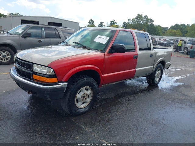 46106976 :رقم المزاد ، 1GCDT13W22K209911 vin ، 2002 Chevrolet S-10 Ls مزاد بيع
