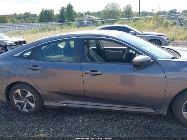 2019 Honda Civic Lx მანქანა იყიდება აუქციონზე, vin: 19XFC2F67KE018336, აუქციონის ნომერი: 46107049