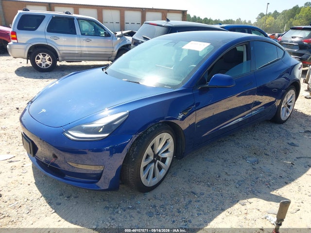 46107071 :رقم المزاد ، 5YJ3E1EA8MF096635 vin ، 2021 Tesla Model 3 Standard Range Plus Rear-wheel Drive مزاد بيع