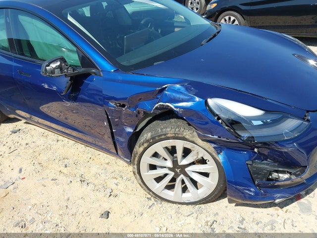 46107071 :رقم المزاد ، 5YJ3E1EA8MF096635 vin ، 2021 Tesla Model 3 Standard Range Plus Rear-wheel Drive مزاد بيع