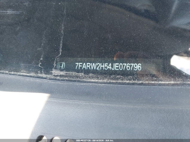 2018 Honda Cr-v Ex მანქანა იყიდება აუქციონზე, vin: 7FARW2H54JE076796, აუქციონის ნომერი: 46107126