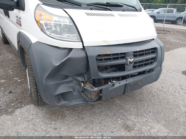 Продажа на аукционе авто 2018 Ram Promaster 2500 High Roof 159 Wb, vin: 3C6TRVDG4JE161667, номер лота: 46107158