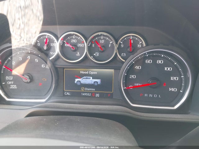 2019 Chevrolet Silverado 1500 Lt მანქანა იყიდება აუქციონზე, vin: 1GCRYDED3KZ293278, აუქციონის ნომერი: 46107286