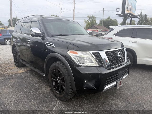 46107357 :رقم المزاد ، JN8AY2NE1H9707312 vin ، 2017 Nissan Armada Platinum مزاد بيع