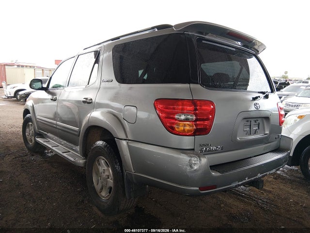 2002 Toyota Sequoia Limited V8 მანქანა იყიდება აუქციონზე, vin: 5TDZT38A82S111814, აუქციონის ნომერი: 46107377
