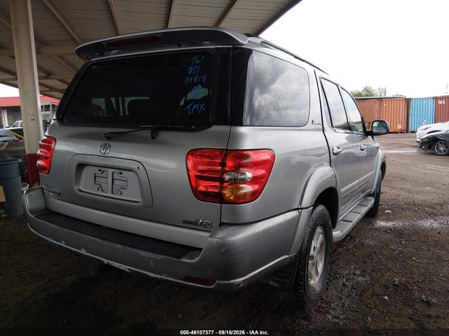 2002 Toyota Sequoia Limited V8 მანქანა იყიდება აუქციონზე, vin: 5TDZT38A82S111814, აუქციონის ნომერი: 46107377