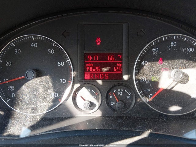 Продажа на аукционе авто 2009 Volkswagen Jetta Se, vin: 3VWRZ71K99M166627, номер лота: 46107436