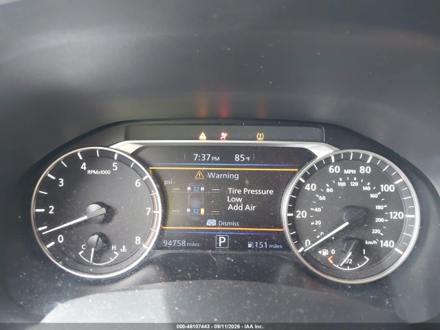 46107443 :رقم المزاد ، 1N4BL4BV9KC168453 vin ، 2019 Nissan Altima 2.5 S مزاد بيع