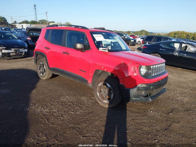 2018 Jeep Renegade Sport 4x4 მანქანა იყიდება აუქციონზე, vin: ZACCJBAB5JPJ71003, აუქციონის ნომერი: 46107461