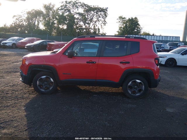 2018 Jeep Renegade Sport 4x4 მანქანა იყიდება აუქციონზე, vin: ZACCJBAB5JPJ71003, აუქციონის ნომერი: 46107461
