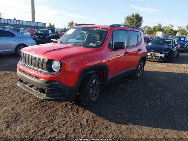 2018 Jeep Renegade Sport 4x4 მანქანა იყიდება აუქციონზე, vin: ZACCJBAB5JPJ71003, აუქციონის ნომერი: 46107461