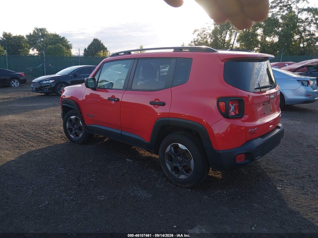 2018 Jeep Renegade Sport 4x4 მანქანა იყიდება აუქციონზე, vin: ZACCJBAB5JPJ71003, აუქციონის ნომერი: 46107461