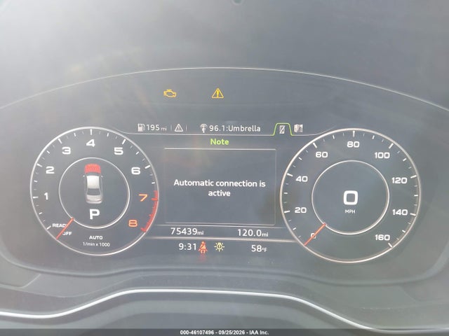 Продаж на аукціоні авто 2018 Audi A4 2.0t Premium/2.0t Tech Premium, vin: WAUENAF48JA099229, номер лоту: 46107496