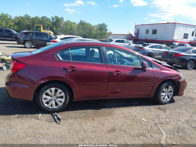 Aukcja sprzedaży 2012 Honda Civic Lx, vin: 2HGFB2F59CH534053, numer aukcji: 46107510