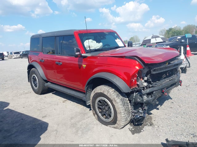 2023 Ford Bronco Badlands მანქანა იყიდება აუქციონზე, vin: 1FMEE5DP0PLB65336, აუქციონის ნომერი: 46107557