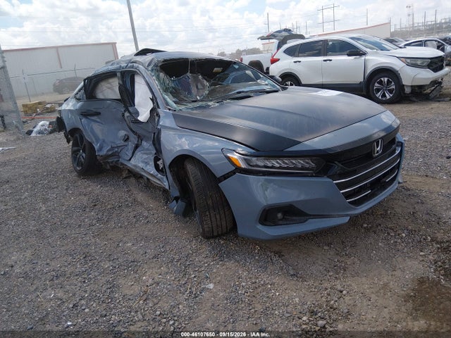 46107650 :رقم المزاد ، 1HGCV2F37NA001841 vin ، 2022 Honda Accord Sport 2.0t مزاد بيع