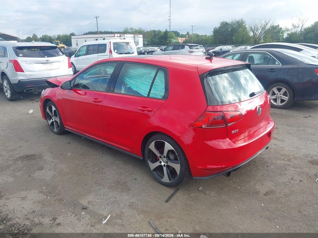 2015 Volkswagen Golf Gti 2.0t Se 4-door მანქანა იყიდება აუქციონზე, vin: 3VW4T7AU5FM006379, აუქციონის ნომერი: 46107740