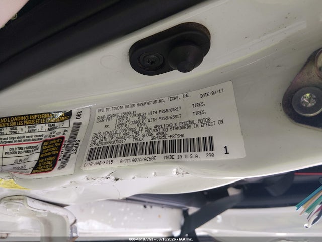 Aukcja sprzedaży 2017 Toyota Tacoma Trd Sport, vin: 5TFAZ5CNXHX035517, numer aukcji: 46107753