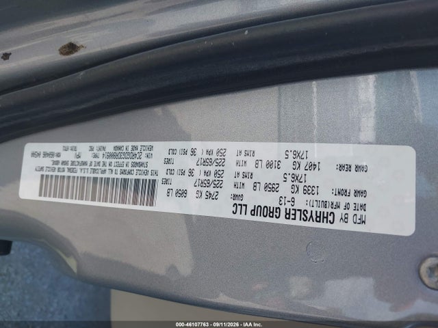 46107763 :رقم المزاد ، 2C4RDGDG3DR800914 vin ، 2013 Dodge Grand Caravan Crew مزاد بيع
