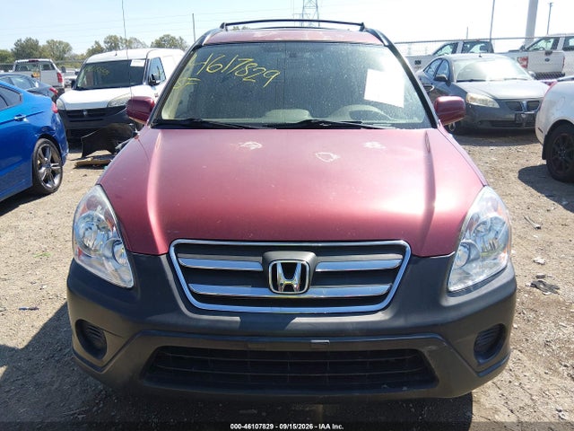 2006 Honda Cr-v Ex მანქანა იყიდება აუქციონზე, vin: JHLRD788X6C027456, აუქციონის ნომერი: 46107829