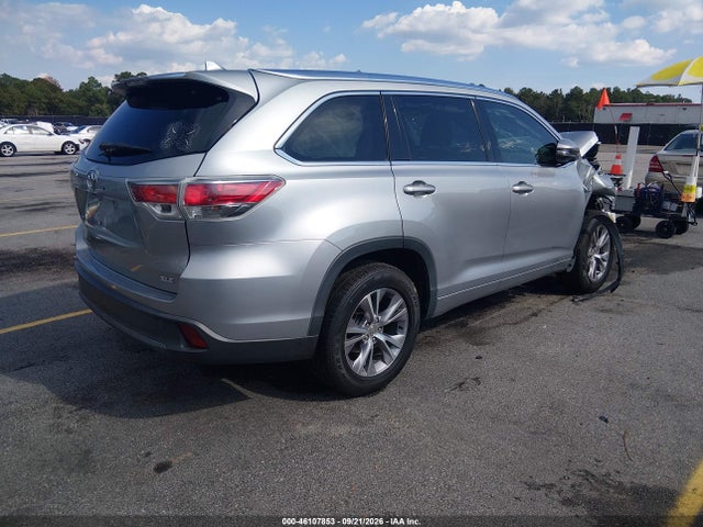 Aukcja sprzedaży 2015 Toyota Highlander Xle V6, vin: 5TDKKRFH4FS084298, numer aukcji: 46107853