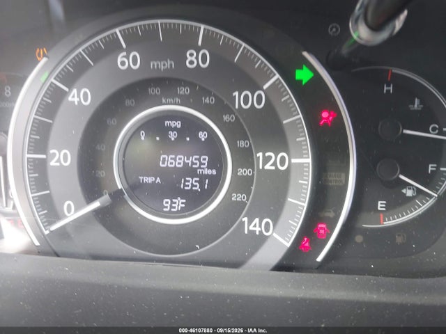 46107880 :رقم المزاد ، 3CZRM3H33FG709869 vin ، 2015 Honda Cr-v Lx مزاد بيع