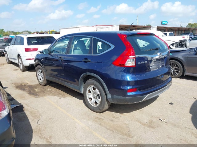 46107880 :رقم المزاد ، 3CZRM3H33FG709869 vin ، 2015 Honda Cr-v Lx مزاد بيع