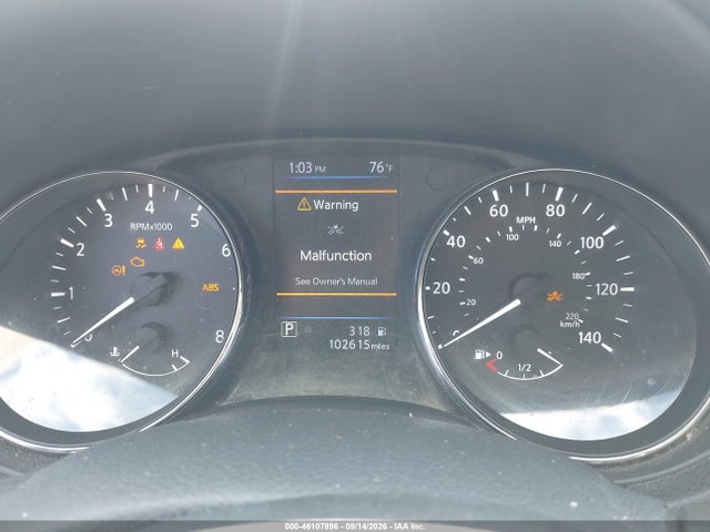 2018 Nissan Rogue Sv მანქანა იყიდება აუქციონზე, vin: 5N1AT2MV7JC804174, აუქციონის ნომერი: 46107896