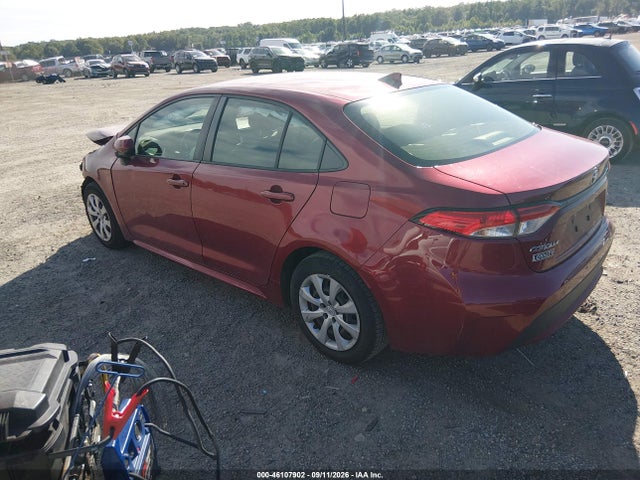 2022 Toyota Corolla Le მანქანა იყიდება აუქციონზე, vin: JTDEPMAE1NJ215097, აუქციონის ნომერი: 46107902