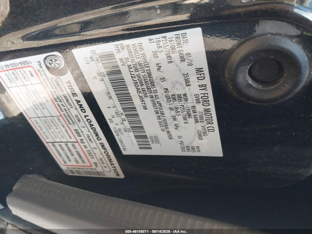 Aukcja sprzedaży 2010 Lincoln Navigator, vin: 5LMJJ2J50AEJ05738, numer aukcji: 46108071