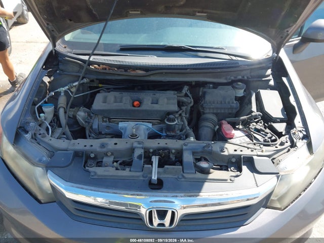 46108092 :رقم المزاد ، 2HGFB2F55CH594492 vin ، 2012 Honda Civic Lx مزاد بيع