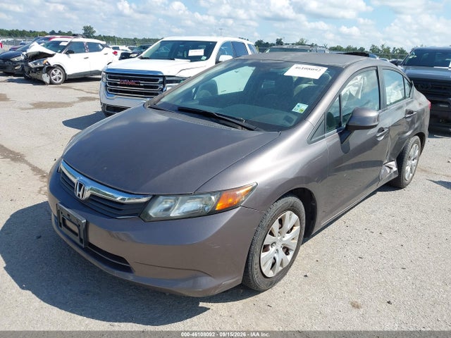 46108092 :رقم المزاد ، 2HGFB2F55CH594492 vin ، 2012 Honda Civic Lx مزاد بيع