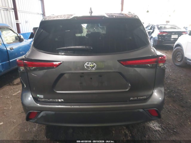 46108106 :رقم المزاد ، 5TDGZRBH8NS247945 vin ، 2022 Toyota Highlander Xle مزاد بيع