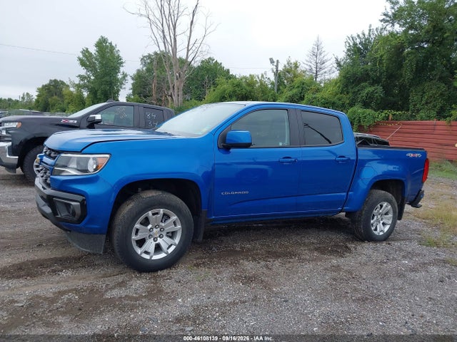 46108139 :رقم المزاد ، 1GCGTCEN4M1291341 vin ، 2021 Chevrolet Colorado 4wd  Short Box Lt مزاد بيع