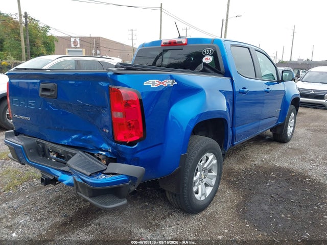 46108139 :رقم المزاد ، 1GCGTCEN4M1291341 vin ، 2021 Chevrolet Colorado 4wd  Short Box Lt مزاد بيع
