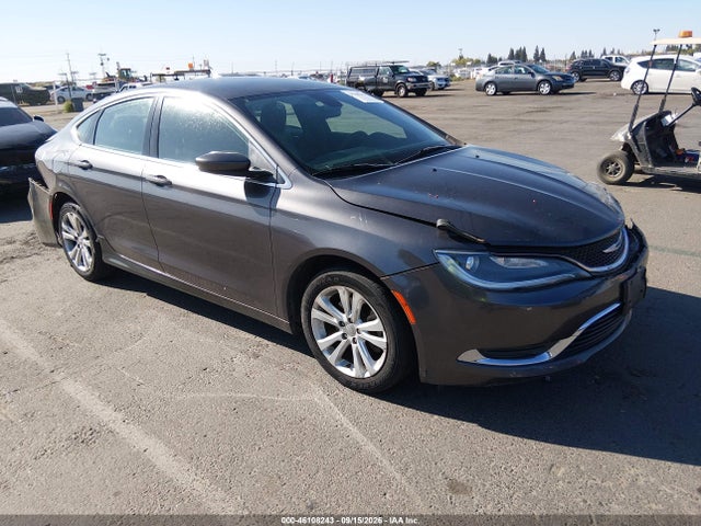 2015 Chrysler 200 Limited მანქანა იყიდება აუქციონზე, vin: 1C3CCCAB3FN622839, აუქციონის ნომერი: 46108243