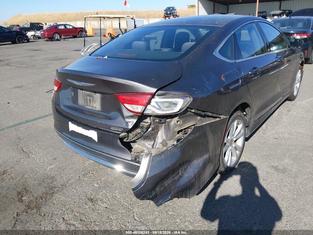 2015 Chrysler 200 Limited მანქანა იყიდება აუქციონზე, vin: 1C3CCCAB3FN622839, აუქციონის ნომერი: 46108243
