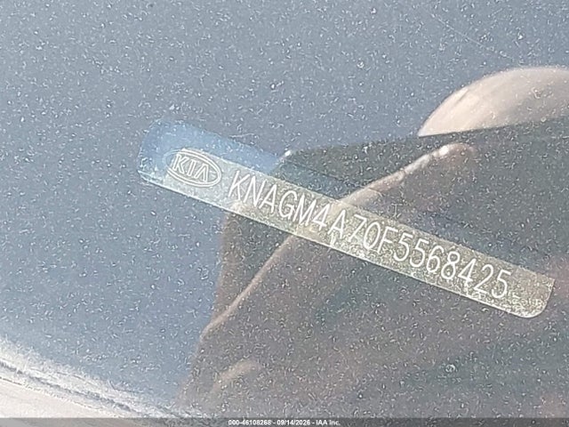 Aukcja sprzedaży 2015 Kia Optima Lx, vin: KNAGM4A70F5568425, numer aukcji: 46108268