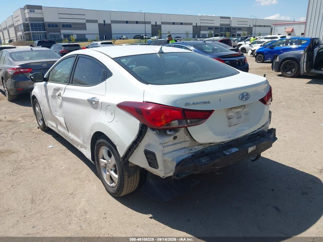 2014 Hyundai Elantra Se მანქანა იყიდება აუქციონზე, vin: 5NPDH4AE6EH525764, აუქციონის ნომერი: 46108329