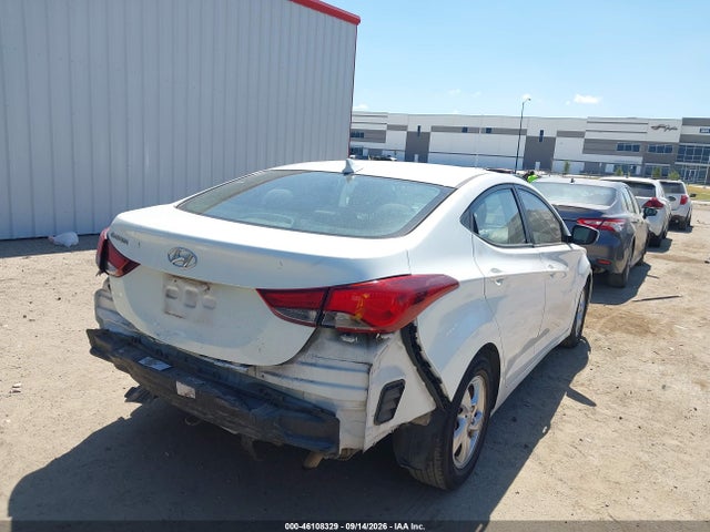2014 Hyundai Elantra Se მანქანა იყიდება აუქციონზე, vin: 5NPDH4AE6EH525764, აუქციონის ნომერი: 46108329