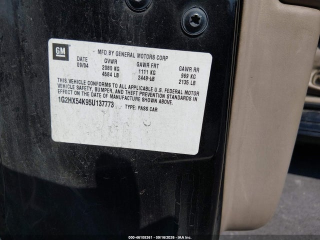 Aukcja sprzedaży 2005 Pontiac Bonneville Se, vin: 1G2HX54K95U137773, numer aukcji: 46108361
