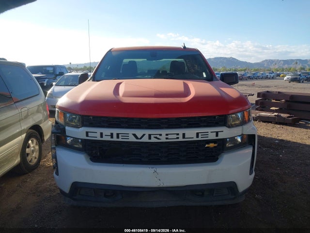 2021 Chevrolet Silverado 1500 2wd  Standard Bed Custom მანქანა იყიდება აუქციონზე, vin: 1GCRWBEH4MZ142854, აუქციონის ნომერი: 46108419
