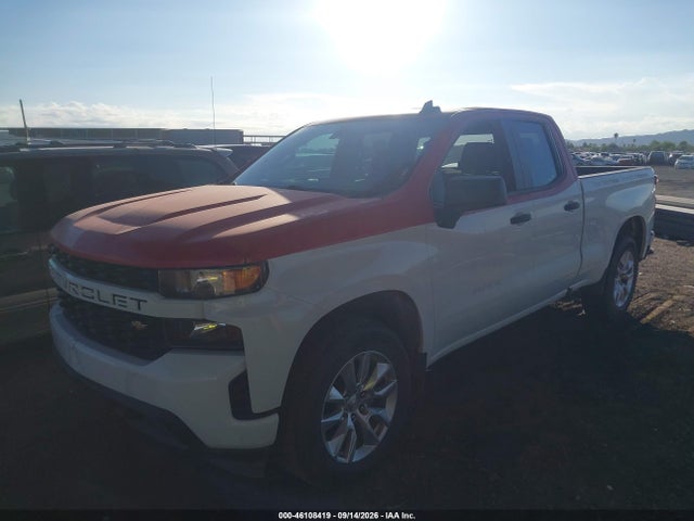 2021 Chevrolet Silverado 1500 2wd  Standard Bed Custom მანქანა იყიდება აუქციონზე, vin: 1GCRWBEH4MZ142854, აუქციონის ნომერი: 46108419