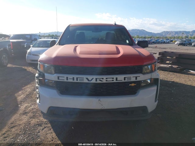 2021 Chevrolet Silverado 1500 2wd  Standard Bed Custom მანქანა იყიდება აუქციონზე, vin: 1GCRWBEH4MZ142854, აუქციონის ნომერი: 46108419